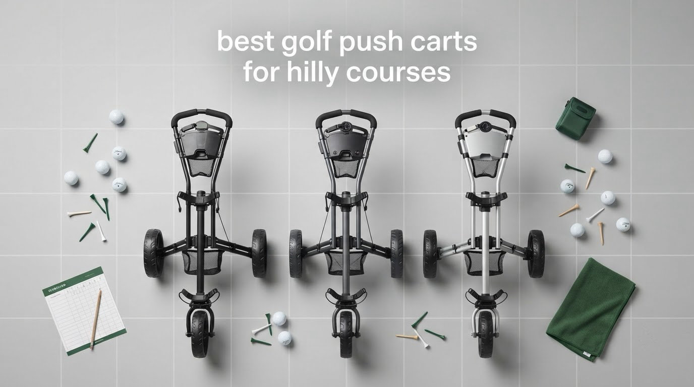 best golf push carts for hilly courses