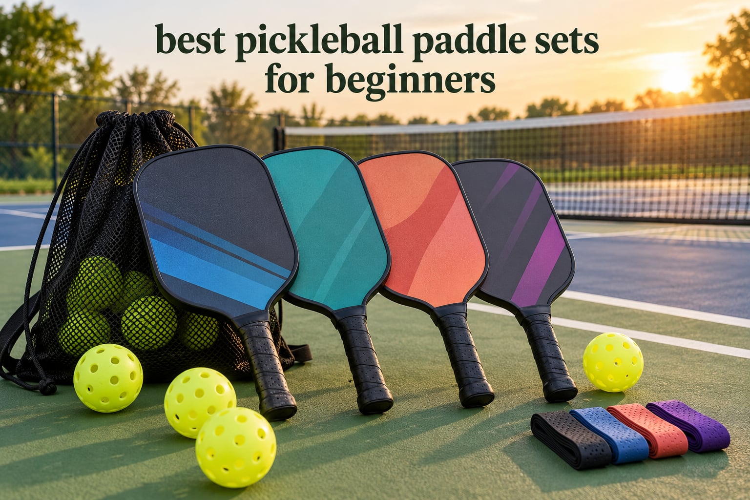 best pickleball paddle sets for beginners