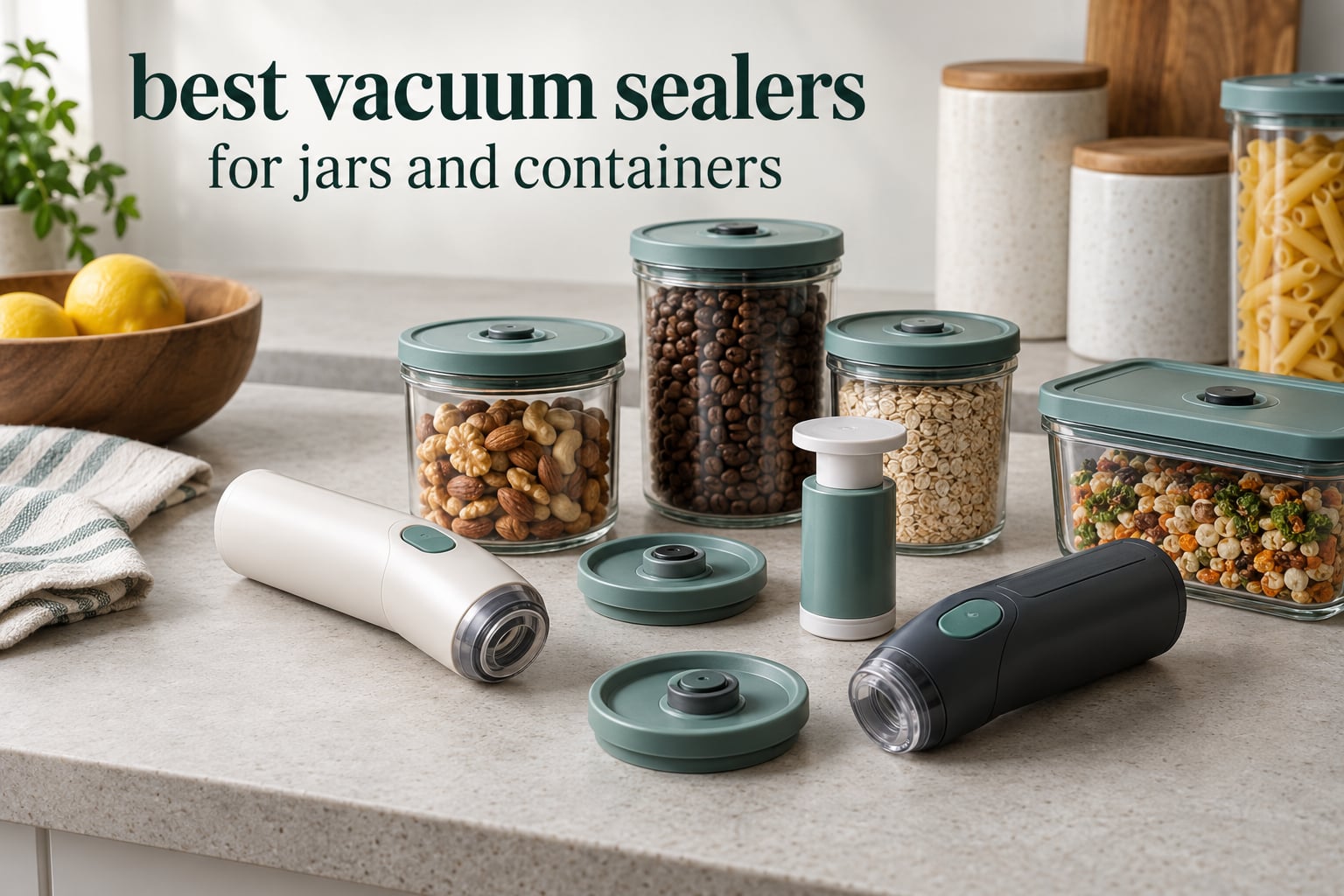 best vacuum sealers for jars and containers