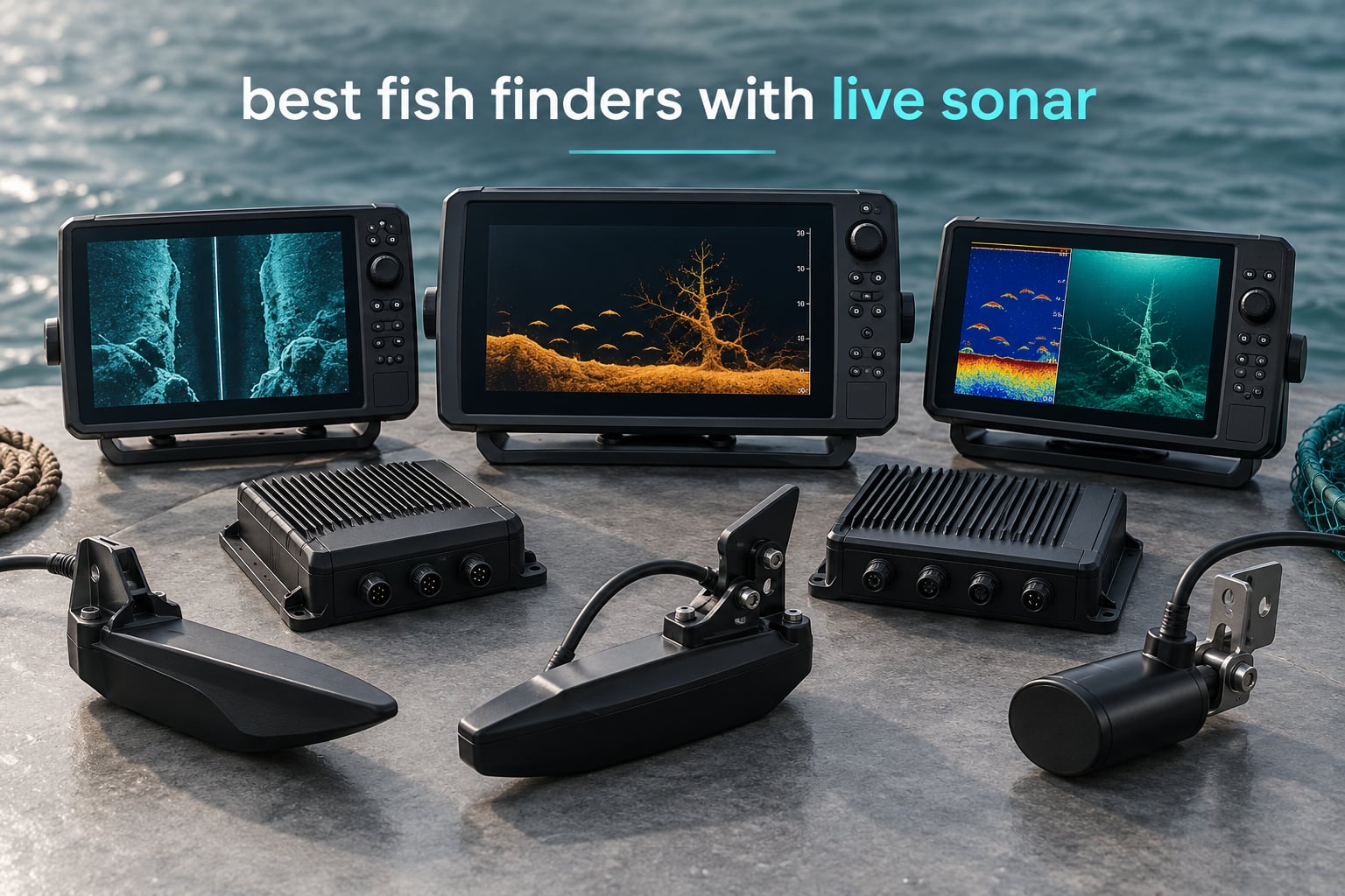 best fish finders with live sonar
