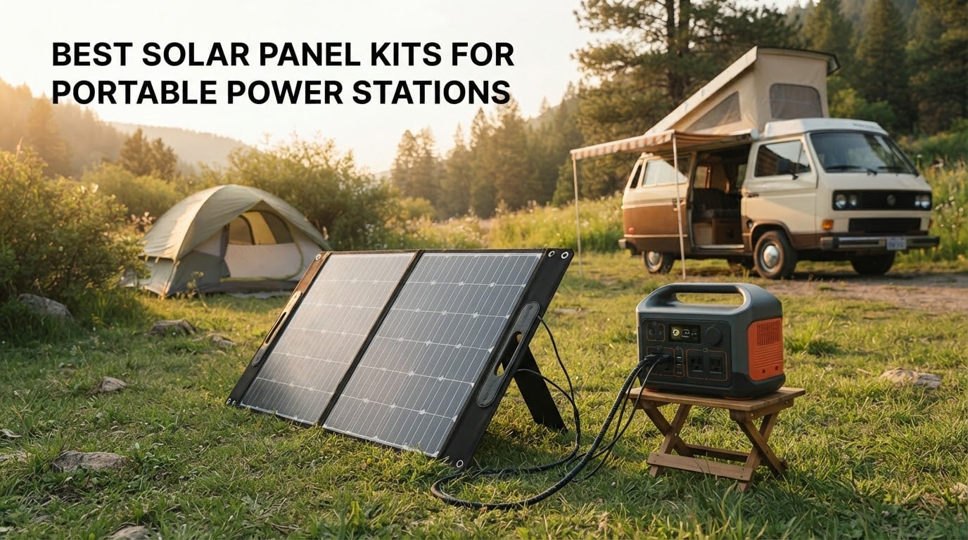 best solar panel kits for portable power stations