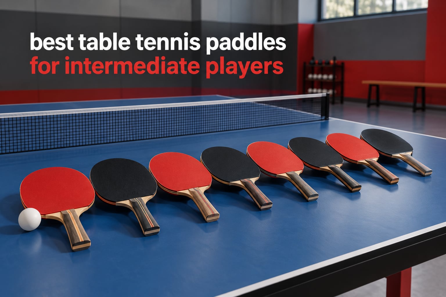 best table tennis paddles for intermediate players