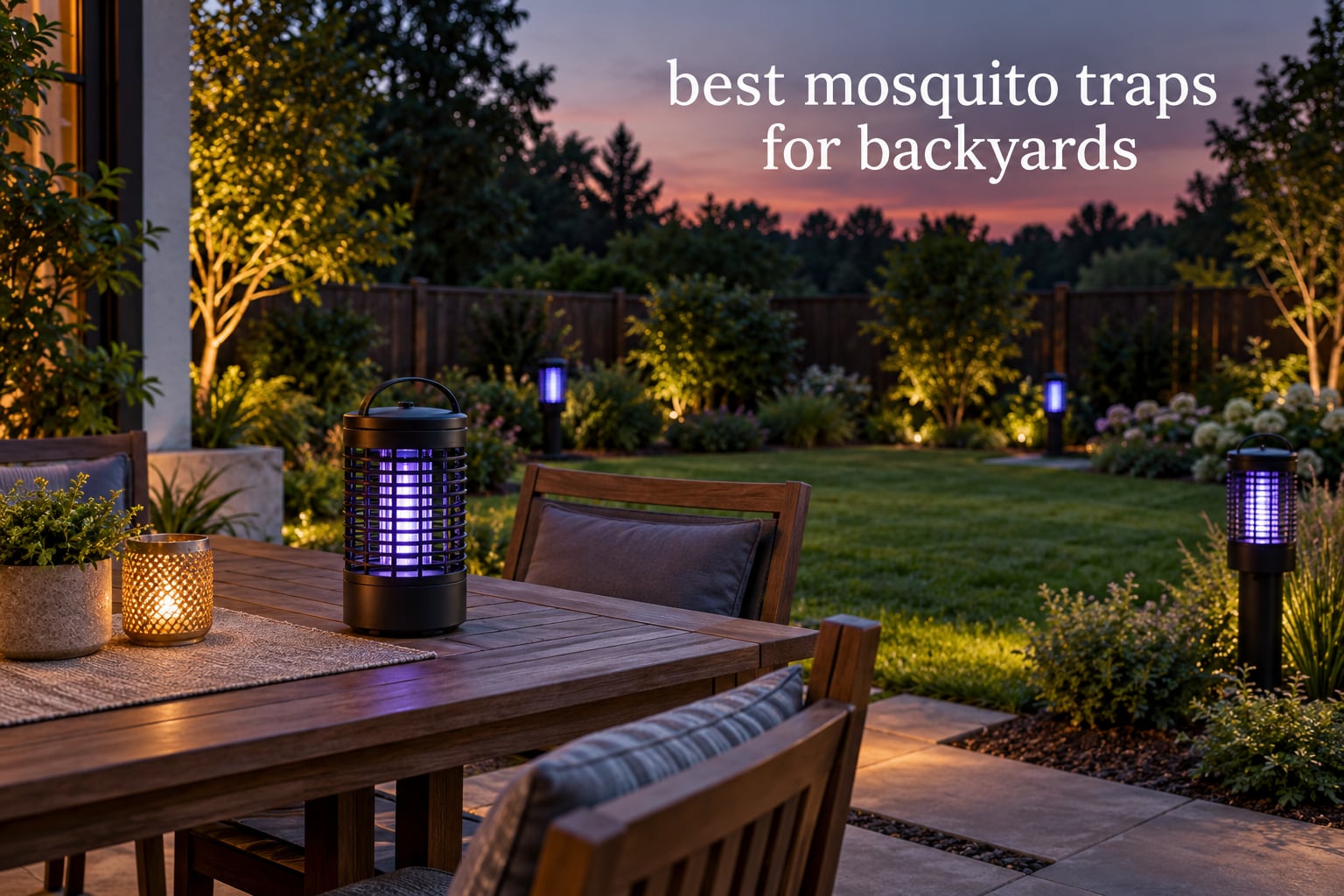 best mosquito traps for backyards