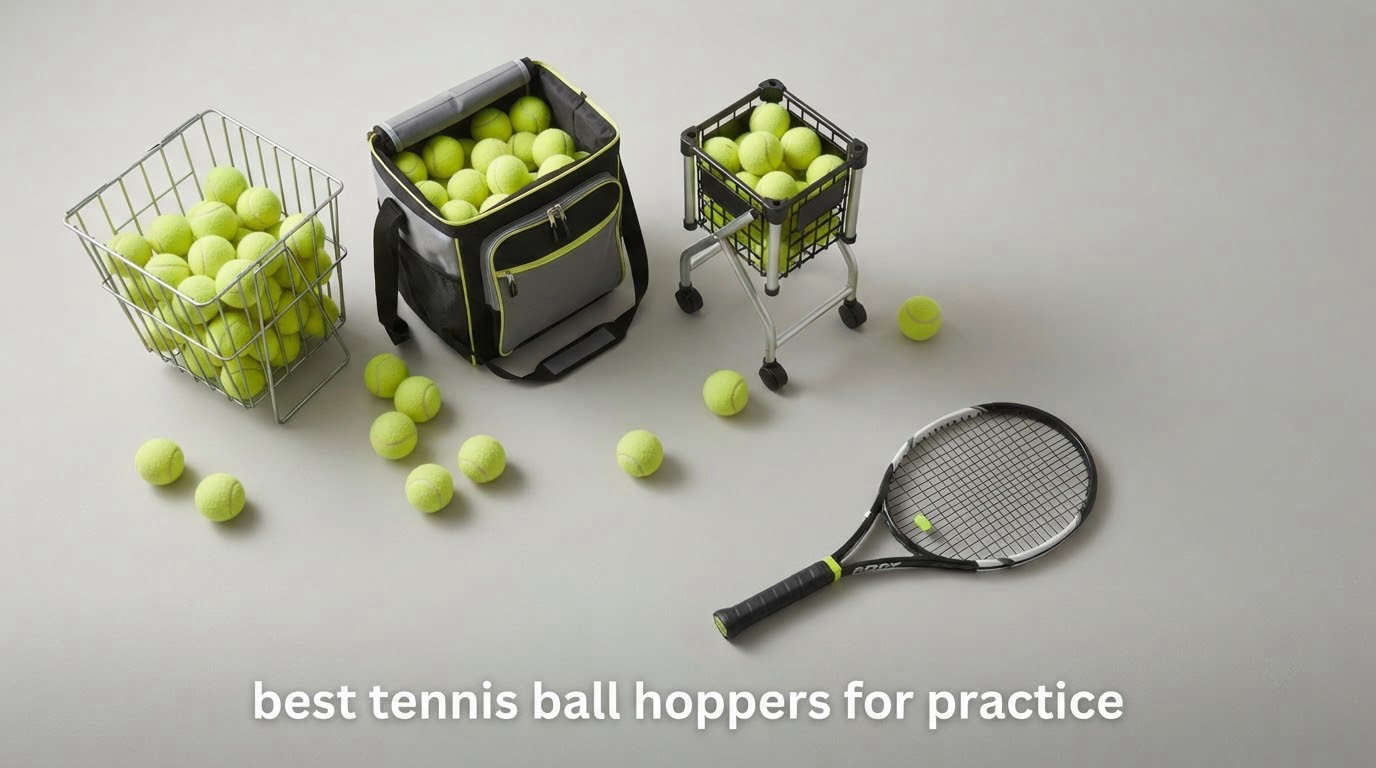 best tennis ball hoppers for practice