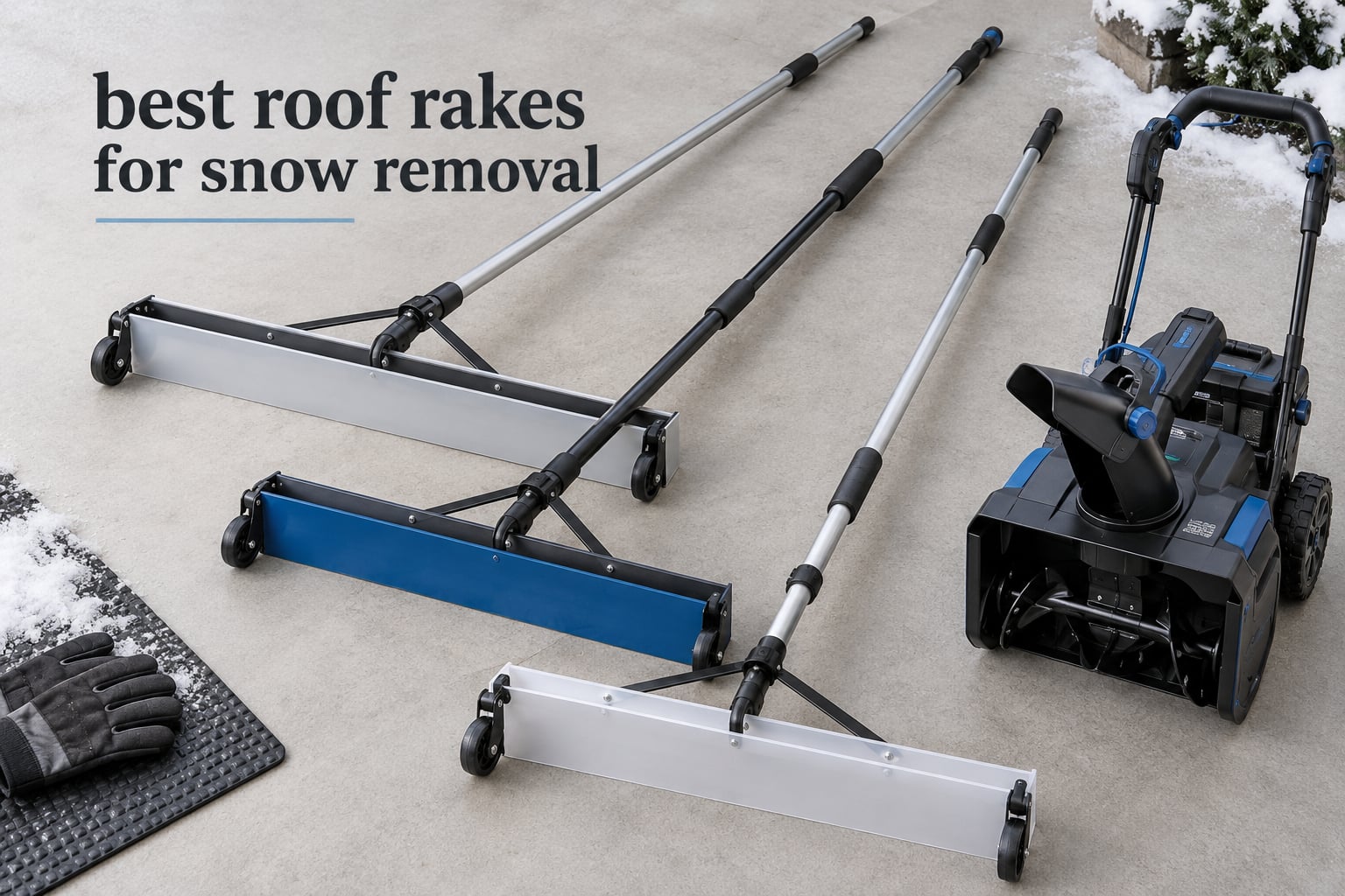 best roof rakes for snow removal