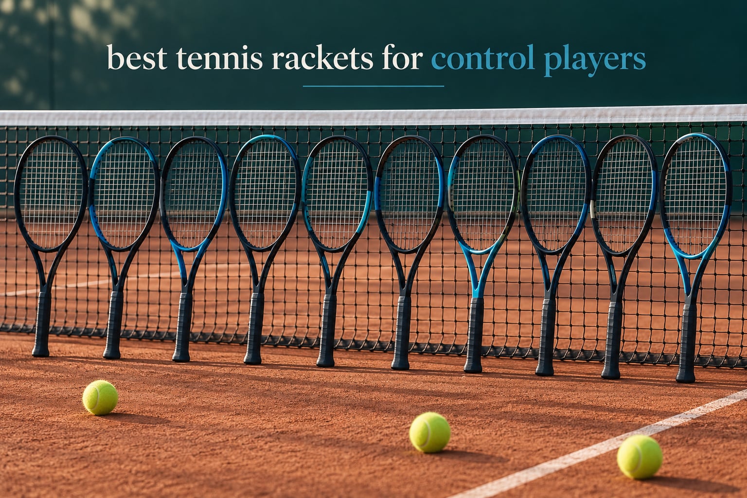 best tennis rackets for control players