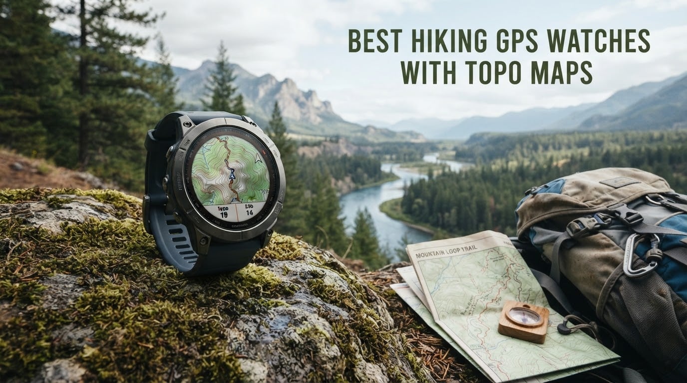 best hiking gps watches with topo maps