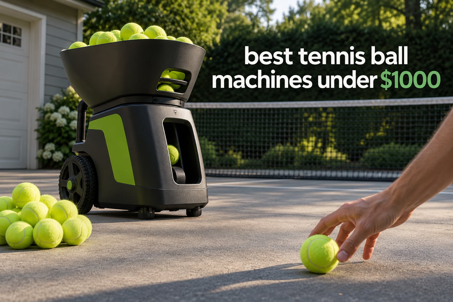 best tennis ball machines under $1000