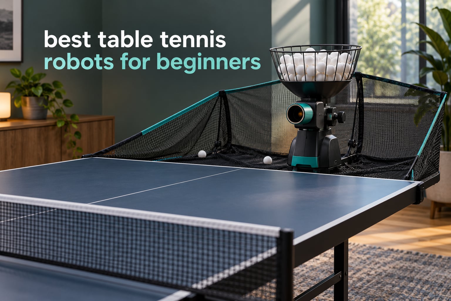best table tennis robots for beginners