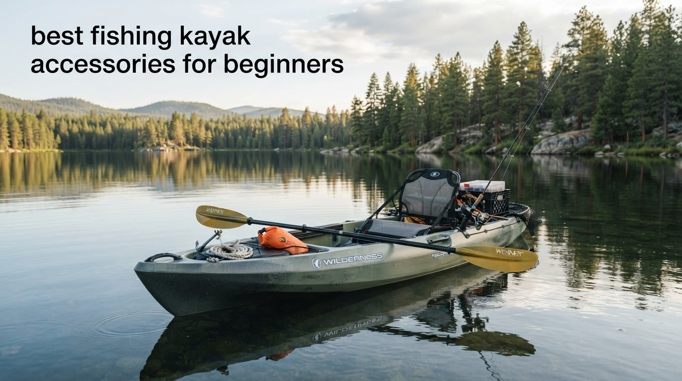 best fishing kayak accessories for beginners