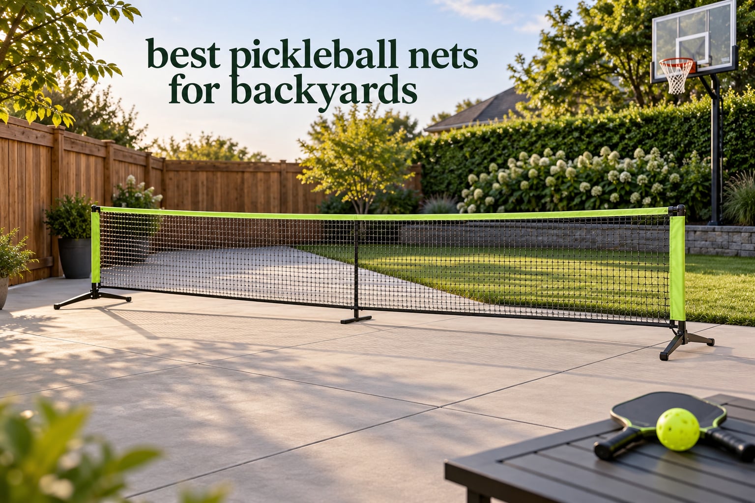 best pickleball nets for backyards