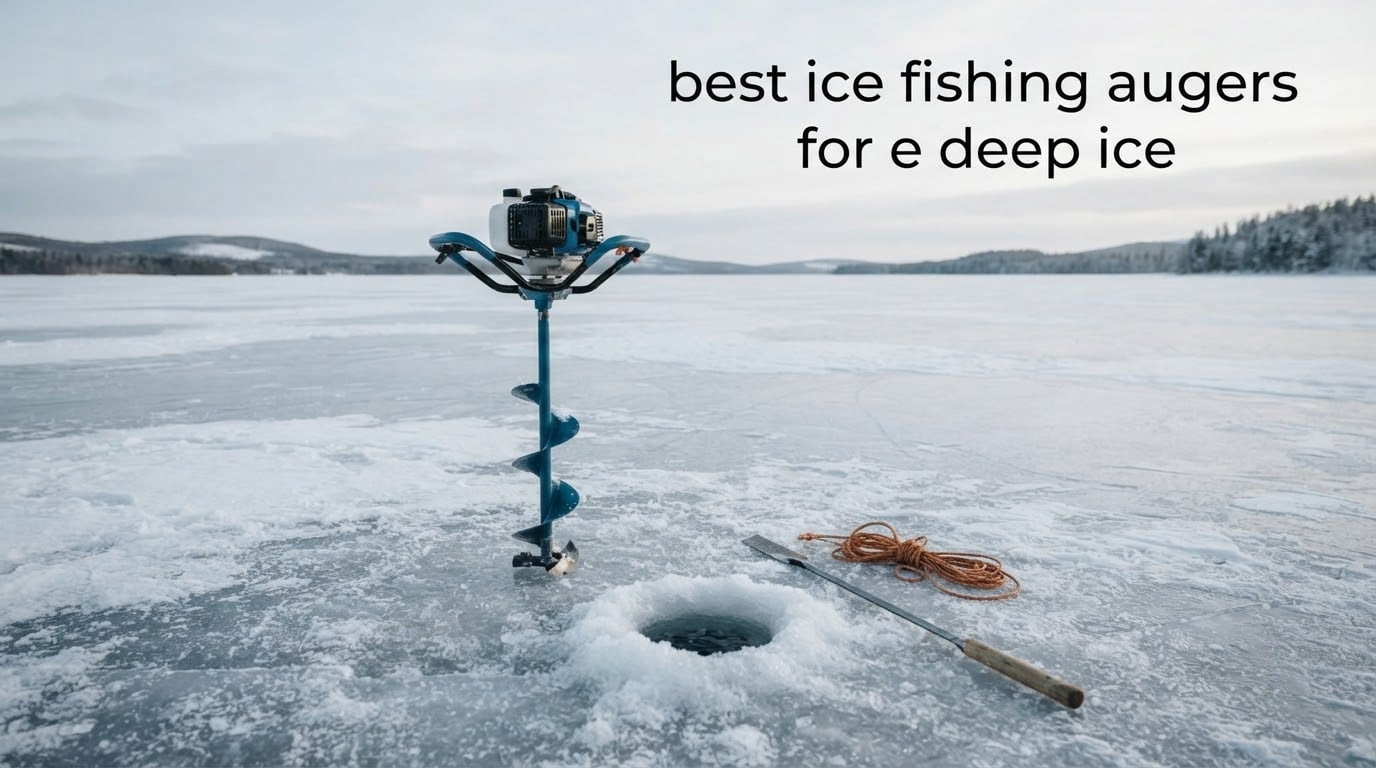 best ice fishing augers for deep ice