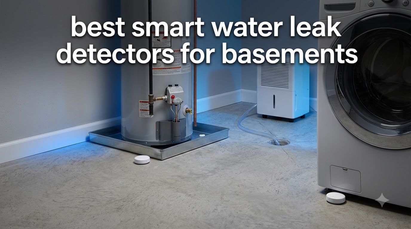 best smart water leak detectors for basements