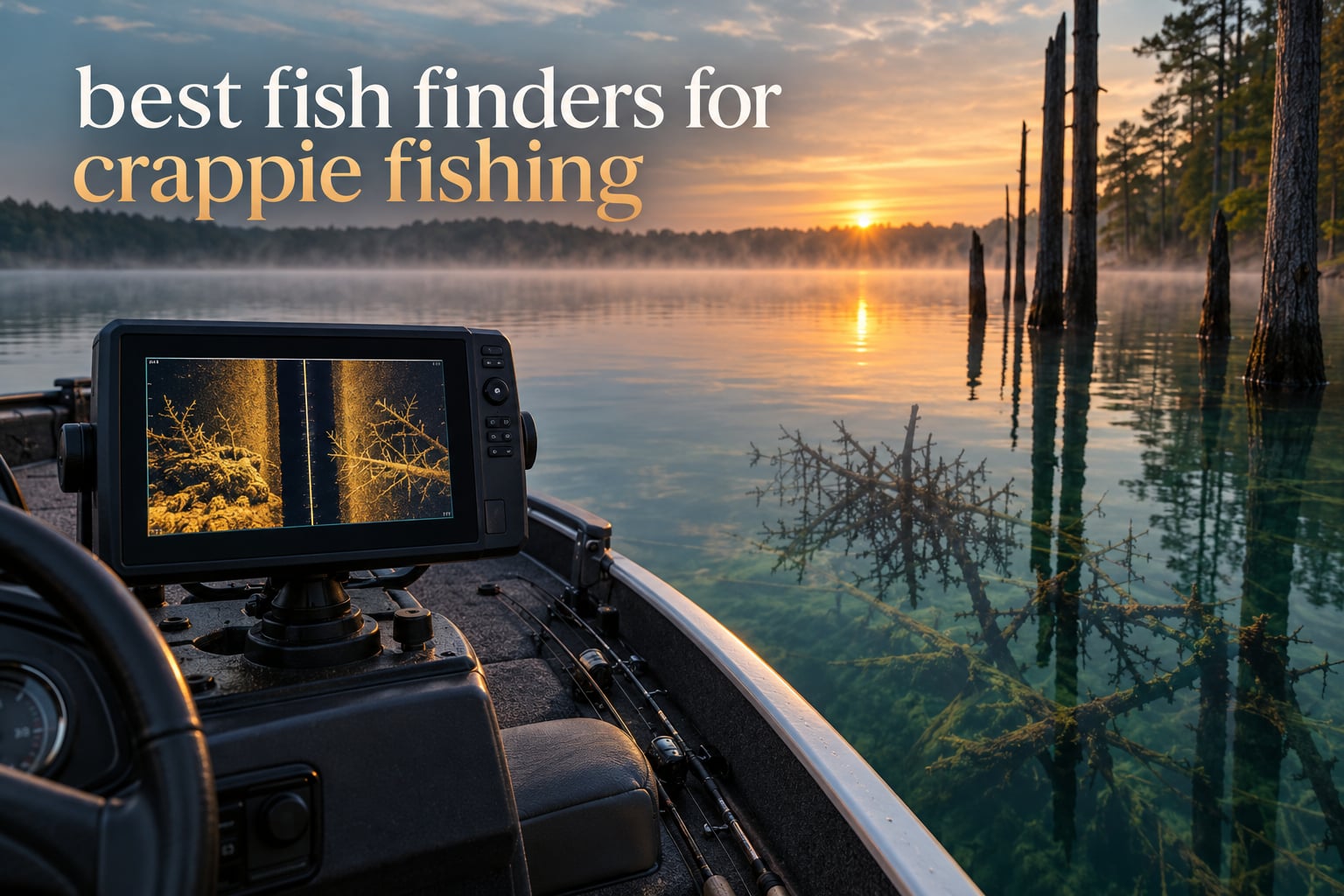 best fish finders for crappie fishing