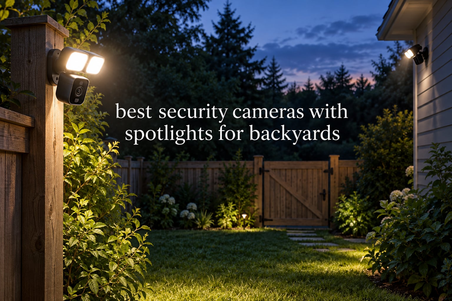 best security cameras with spotlights for backyards