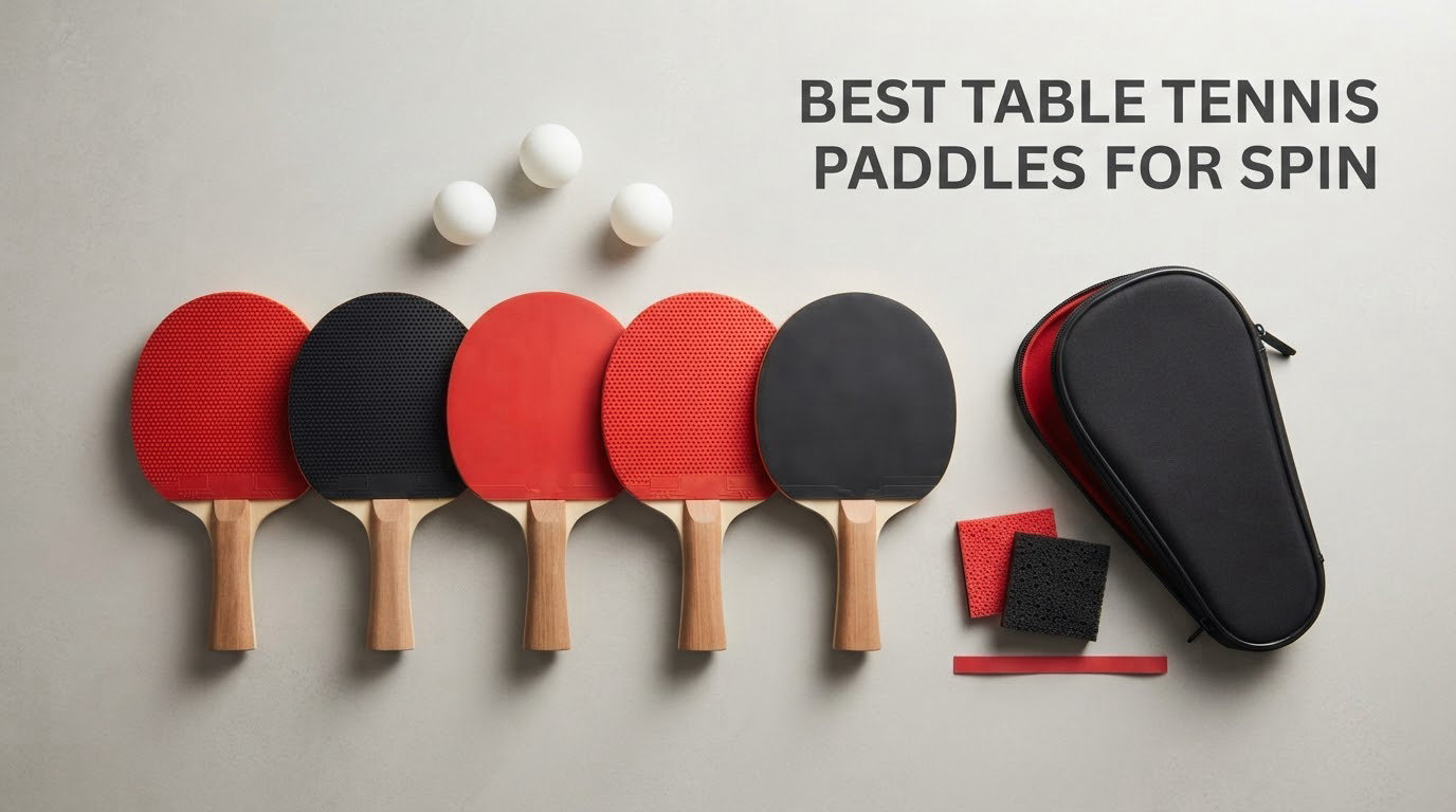best table tennis paddles for spin