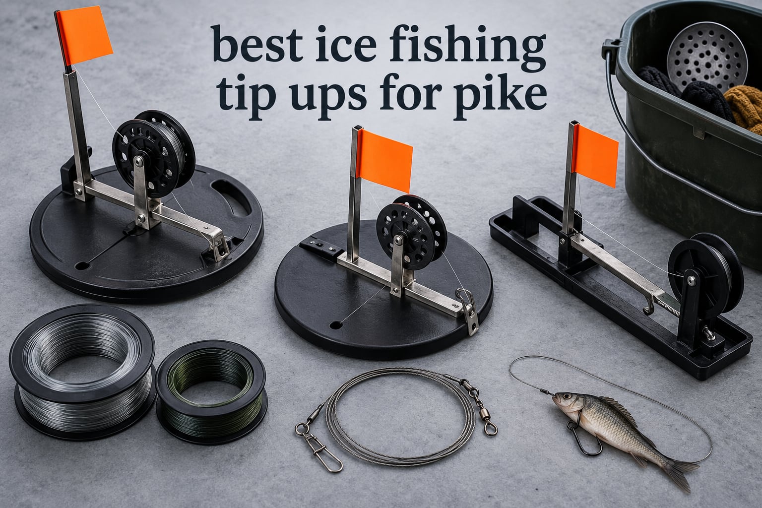 best ice fishing tip ups for pike